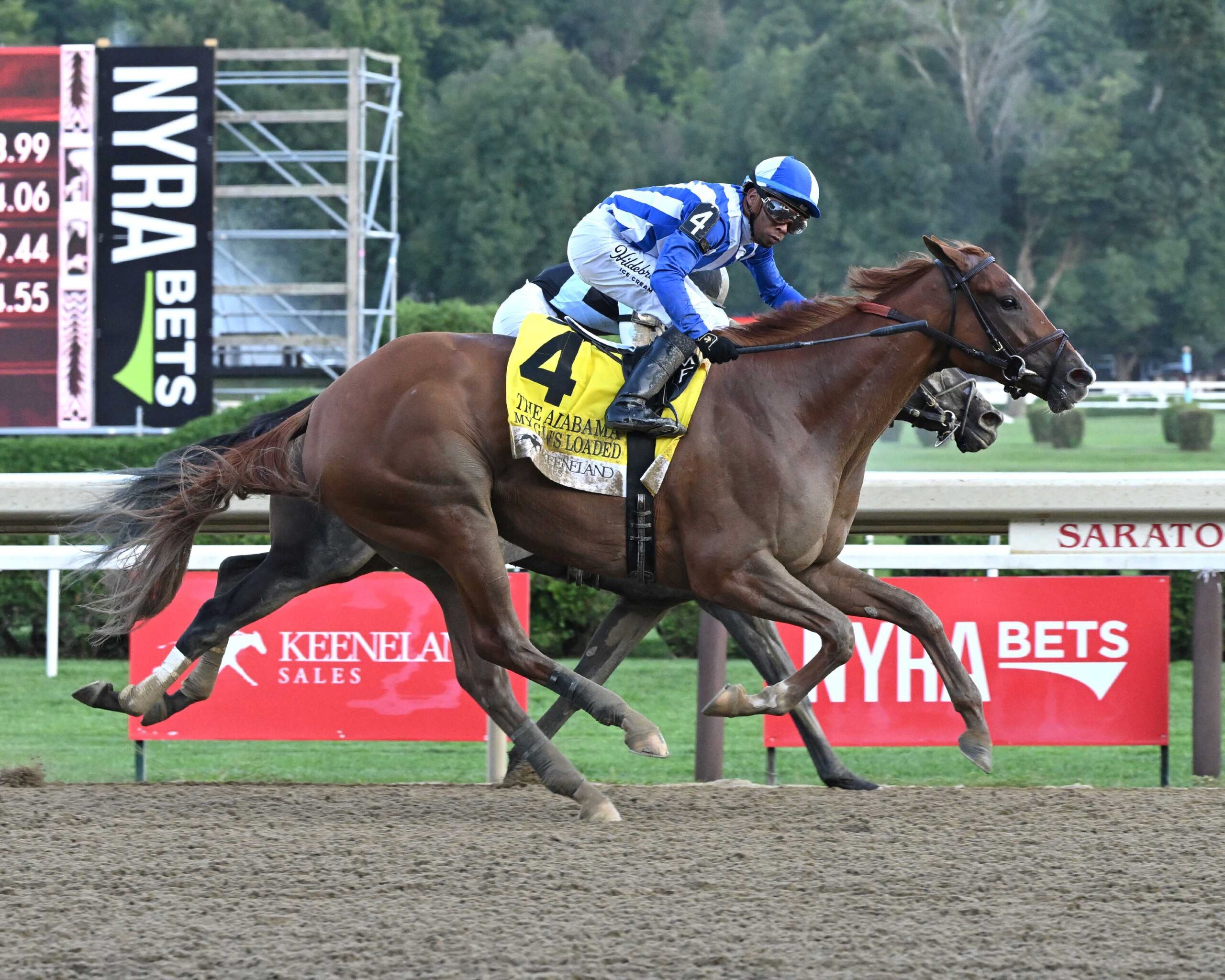 My Gun´s Loaded, horse, Gun Runner, Alabama Stakes, sábado, 22 de agosto de 2026, Saratoga. Foto: Coglianese Photo & Susie Raisher