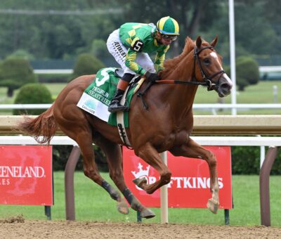 Sea Strike, horses, Mendelssohn, Curlin Stakes, domingo, 2 de agosto de 2026, Saratoga. Foto: Coglaniese Photo