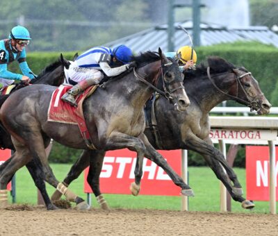 Stars And Stripes, horses, Not This Time, Birdstone Stakes, jueves, 13 de agosto de 2026, Saratoga. Foto: Coglianese Photo