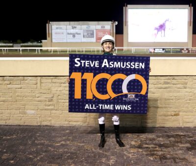 Beau Soleil, horse, Trainer, Steven Asmussen, 11000 primeros, sábado, 11 de octubre de 2026, Remington Park. Foto: Dustin Orona