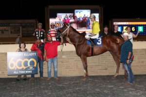 Lamorna Inn, horse, jinete, Stewart Elliott, 6000 primeros, jueves, 17 de septiembre de 2026, Remington Park. Foto: Coady Media