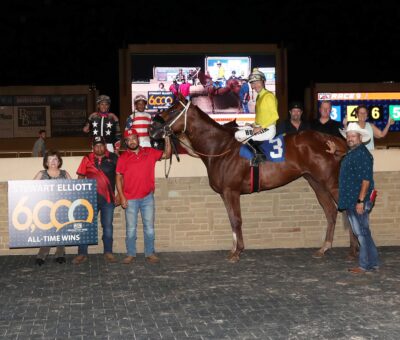Lamorna Inn, horse, jinete, Stewart Elliott, 6000 primeros, jueves, 17 de septiembre de 2026, Remington Park. Foto: Coady Media