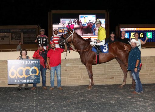 Lamorna Inn, horse, jinete, Stewart Elliott, 6000 primeros, jueves, 17 de septiembre de 2026, Remington Park. Foto: Coady Media