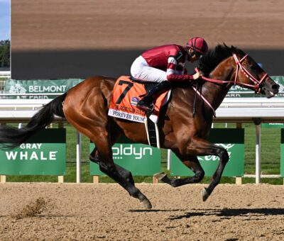 Forever Young, horse, Real Steel, Jockey Club Gold Cup Stakes, viernes, 18 de septiembre de 2026, Belmont Park. Foto: Coglaniese Photo