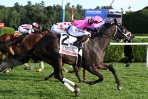 Kupuna, horses, Stronestreet Thoroughbred, Bernard Baruch stakes, jueves, 3 de septiembre de 2026, Saratoga. Foto: Coglaniese Photo