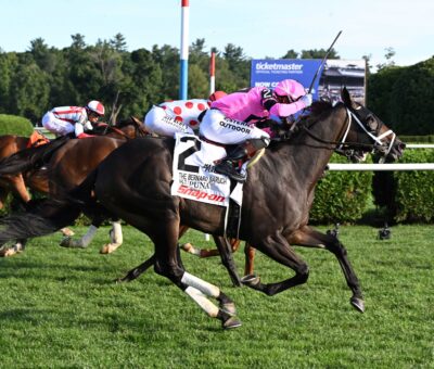 Kupuna, horses, Stronestreet Thoroughbred, Bernard Baruch stakes, jueves, 3 de septiembre de 2026, Saratoga. Foto: Coglaniese Photo