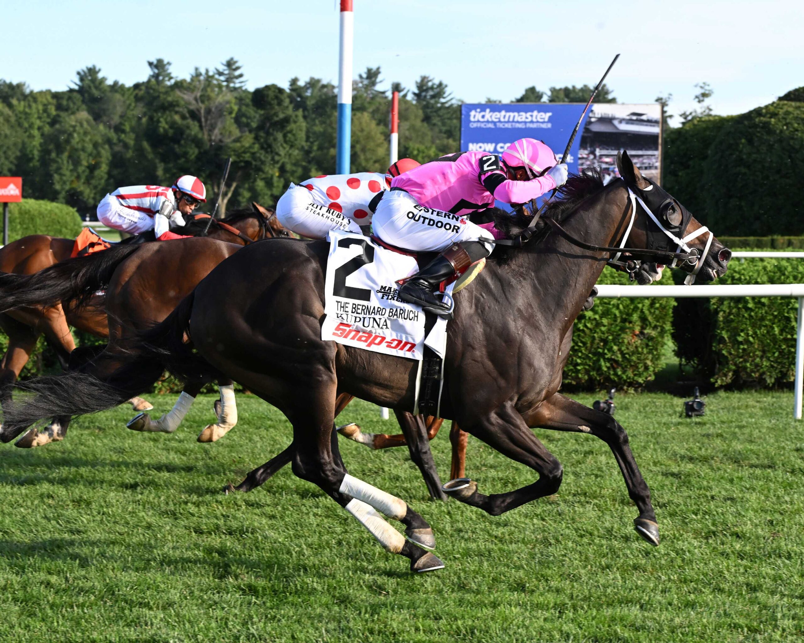 Kupuna, horses, Stronestreet Thoroughbred, Bernard Baruch stakes, jueves, 3 de septiembre de 2026, Saratoga. Foto: Coglaniese Photo