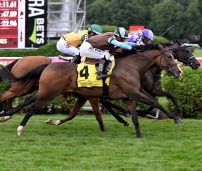 Midnight Concerto, horse, Mendelssohn, Yaddo Stakes, domingo, 30 de agosto de 2026, Saratoga. Foto: Coglaniese Photo