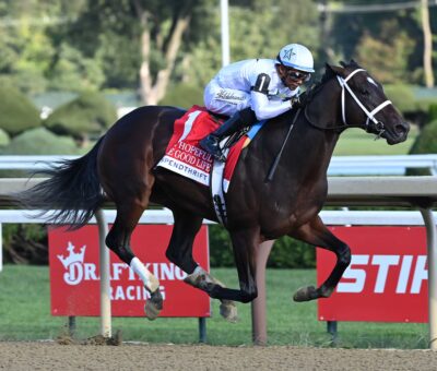 The Good Life, horses, WinStar Farm, Hopeful Stakes, domingo, 6 de septiembre de 2026, Saratoga. Foto: Coglaniese Photo