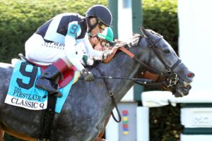 Classic Q, horse, Gary Barber, UK HealthCare First Lady Stakes, sábado, 3 de octubre de 2026, Keeneland. Foto: @coadymediaUSA
