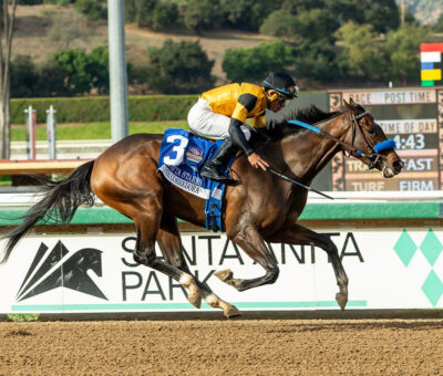 Súper Corredora, horse, Gun Runner, Zenyatta Stakes, sábado, 26 de septiembre de 2026, Santa Anita Park. Foto: Benoit Photo