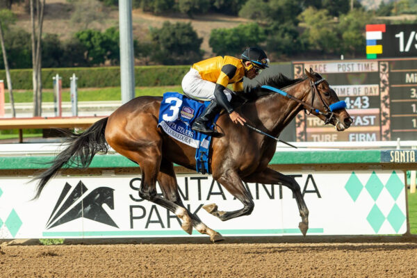 Súper Corredora, horse, Gun Runner, Zenyatta Stakes, sábado, 26 de septiembre de 2026, Santa Anita Park. Foto: Benoit Photo